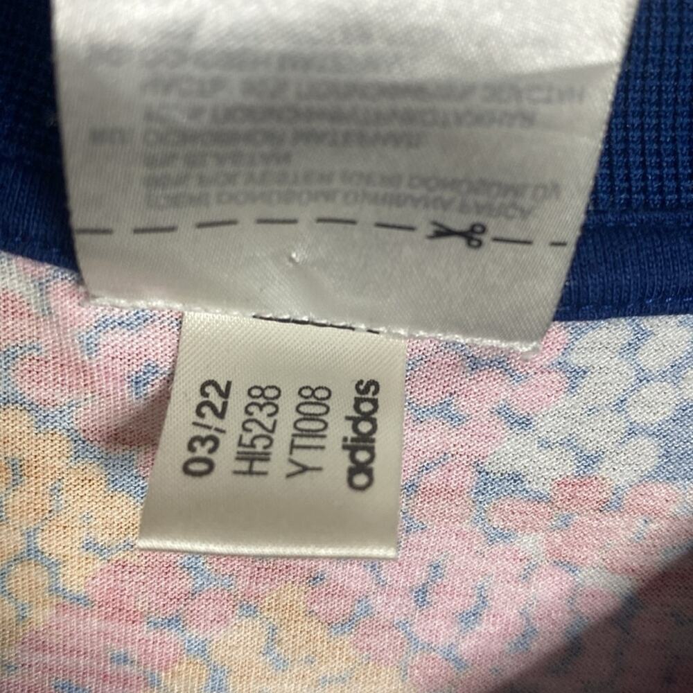 FARM RIO X Adidas Farm Gfx Tee Blue Women's Large - Picture 7 of 8